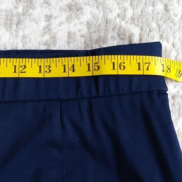 NEW Lane Bryant Grommet Lined Pencil Skirt 14 Navy Blue - Picture 11 of 13